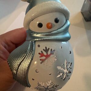Festive Snowman Bath & Body works wallflower plug in
